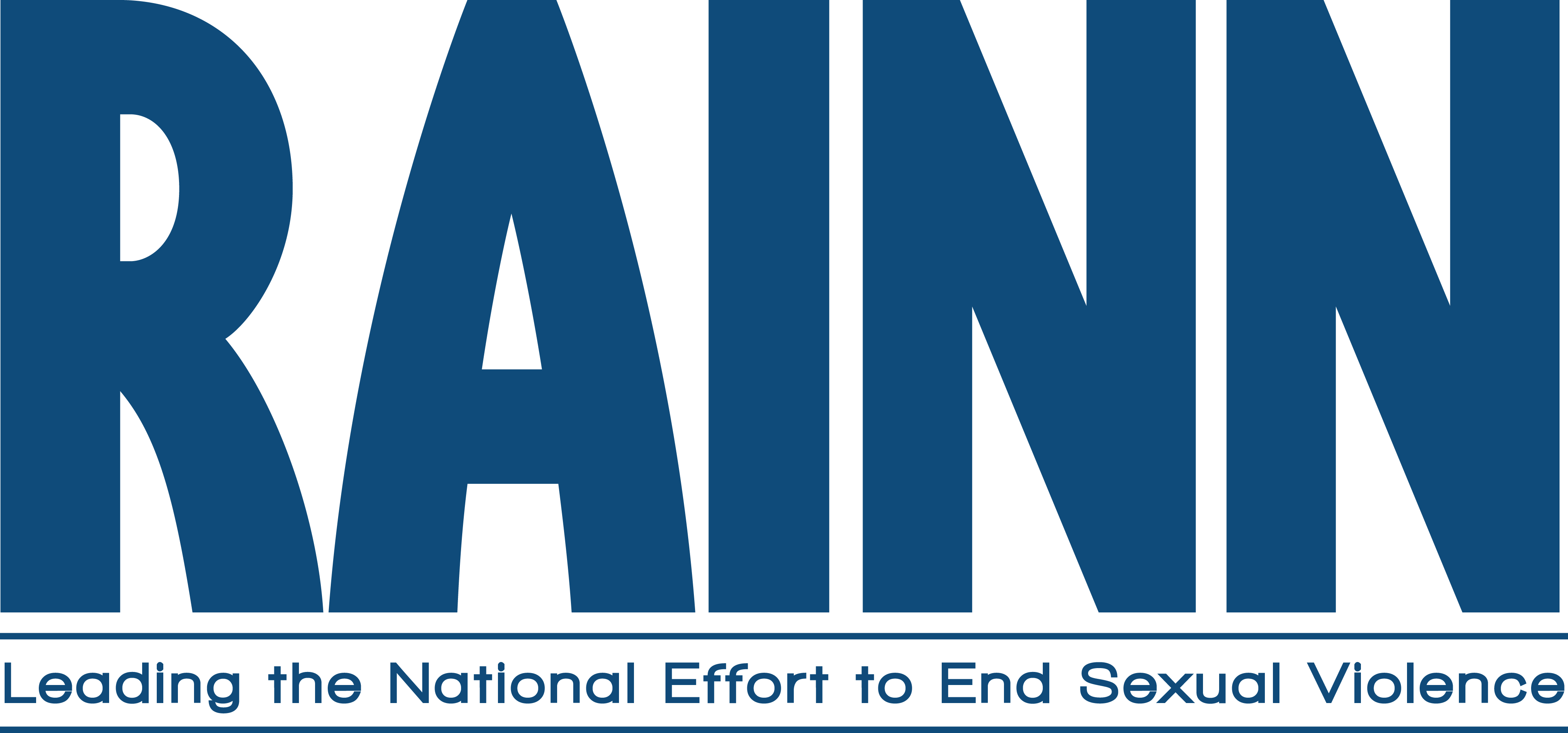 RAINN lidera el esfuerzo nacional para acabar con la violencia sexual Logotipo oficial